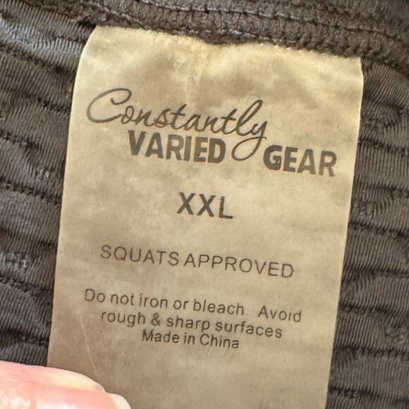 Constantly Varied Gear Textured Black High-Waist Leggings  Size XXL - Picture 7 of 8